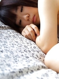 Azusa Togashi plays with her big assets and shows hot ass